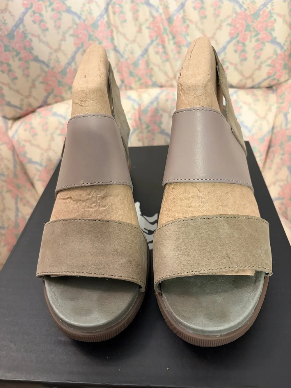 SOREL Joanie-II Slingback Wedge Sandal  Color Sage Size 8M